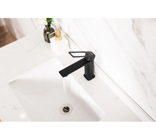Смеситель GID для раковины Niagara L057-BM-K L057BMK черный матовый
