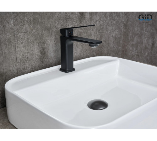 Смеситель GID для раковины Niagara L057-BM-K L057BMK черный матовый
