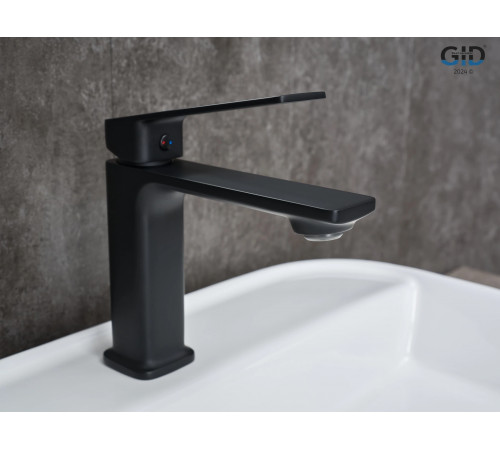 Смеситель GID для раковины Niagara L057-BM-K L057BMK черный матовый