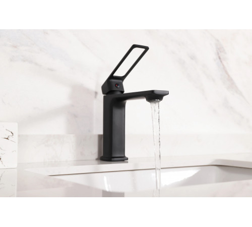 Смеситель GID для раковины Niagara L057-BM-K L057BMK черный матовый