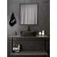 Раковина накладная Gid N9028bg 53380 черная графит 53x36x14