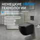Подвесной унитаз ABBER BEQUEM AC1100MB черный матовый, безободковый