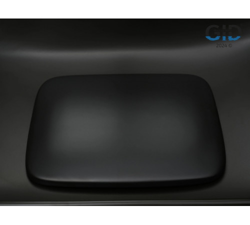 Раковина накладная Gid Bm9598 53365 черная матовая 61x38x15