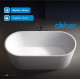 Ванна акриловая ABBER AB9209 белая