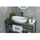 Раковина накладная Gid N9050 51167 белая 59x37x14
