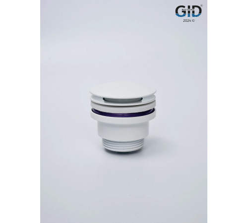 Клапан донный GID универсальный G-60W 76606K белый 7x7x10