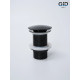 Клапан донный GID без перелива G-54BL 76601K черный глянцевый 7x7x10