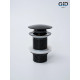Клапан донный GID без перелива G-54BL 76601K черный глянцевый 7x7x10