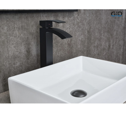 Смеситель GID для раковины (высокий) Victoria L120-BM-D L120BMD черный матовый