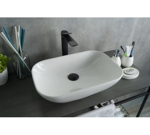 Раковина накладная Gid N9447 51157 белая 51x34x13