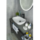 Раковина накладная Gid N9447 51157 белая 51x34x13