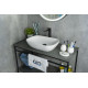Раковина накладная Gid N9447 51157 белая 51x34x13