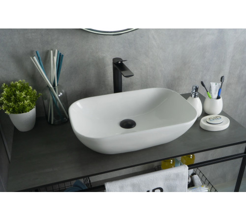 Раковина накладная Gid N9447 51157 белая 51x34x13