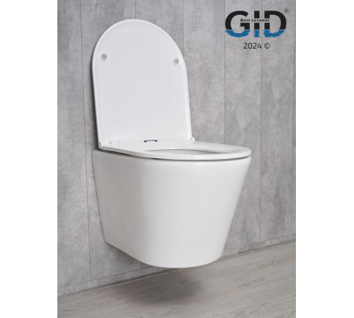 Подвесной унитаз GID Tr2130 62235Y белый 50x36x35