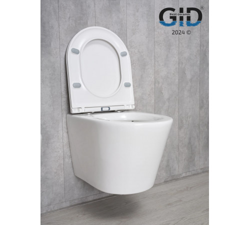 Подвесной унитаз GID Tr2130 62235Y белый 50x36x35