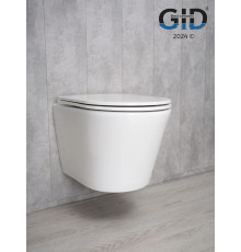 Подвесной унитаз GID Tr2130 62235Y белый 50x36x35