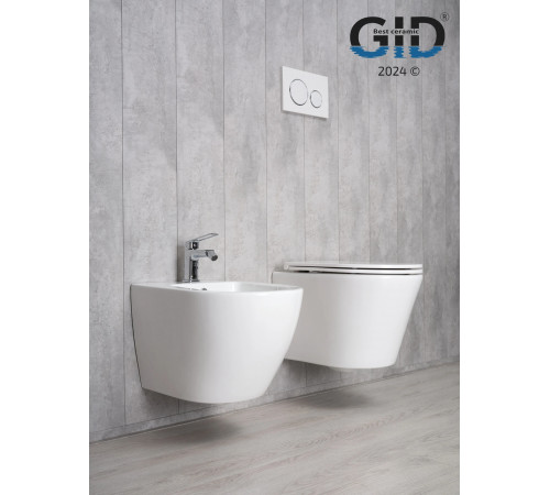 Подвесной унитаз GID Tr2130 62235Y белый 50x36x35