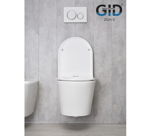 Подвесной унитаз GID Tr2130 62235Y белый 50x36x35