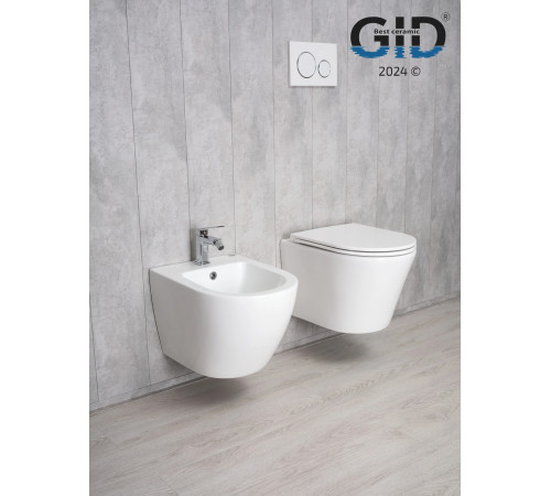 Подвесной унитаз GID Tr2130 62235Y белый 50x36x35