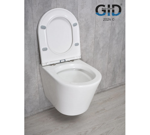 Подвесной унитаз GID Tr2130 62235Y белый 50x36x35