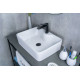 Раковина накладная Gid N9091 51176 белая 48x37x13