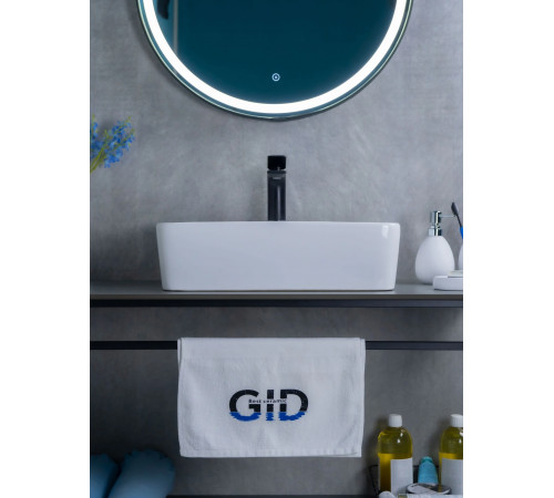 Раковина накладная Gid N9091 51176 белая 48x37x13