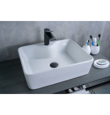 Раковина накладная Gid N9091 51176 белая 48x37x13
