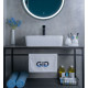 Раковина накладная Gid N9091 51176 белая 48x37x13
