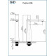 Смеситель GID для раковины (высокий) Panther L066-BM-D черный матовый