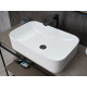 Раковина накладная Gid N9599 51231 белая 61x38x15