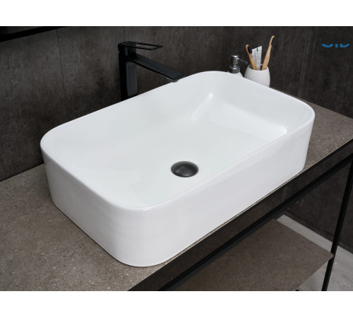 Раковина накладная Gid N9599 51231 белая 61x38x15