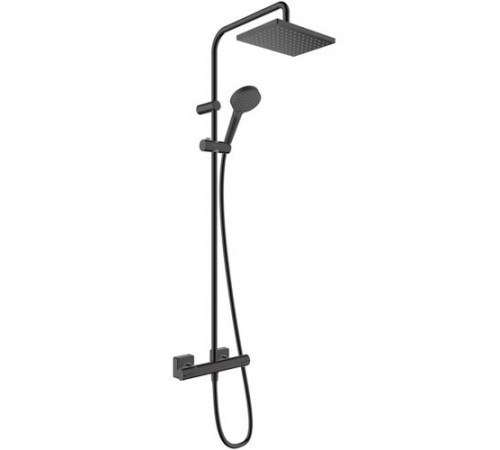 Душевая стойка 26097670 Hansgrohe Vernis Shape Showerpipe 230 матовый черный