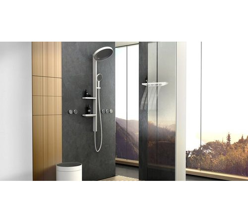 Душевая стойка 26842700 Hansgrohe Rainfinity Showerpipe 360 1jet матовый белый