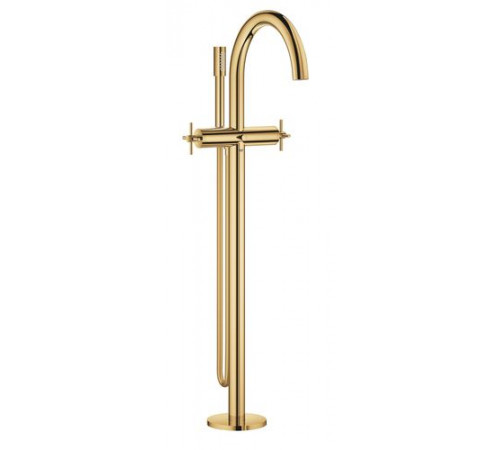 Смеситель для ванны GROHE Atrio New двухвентильный, напольного монтажа, холодный рассвет глянец (25044GL3)